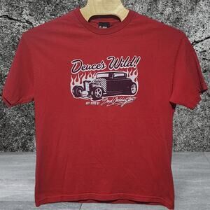 Men's Giant Boyd Coddington Deuce's Wild hot Rod T Shirt XL
